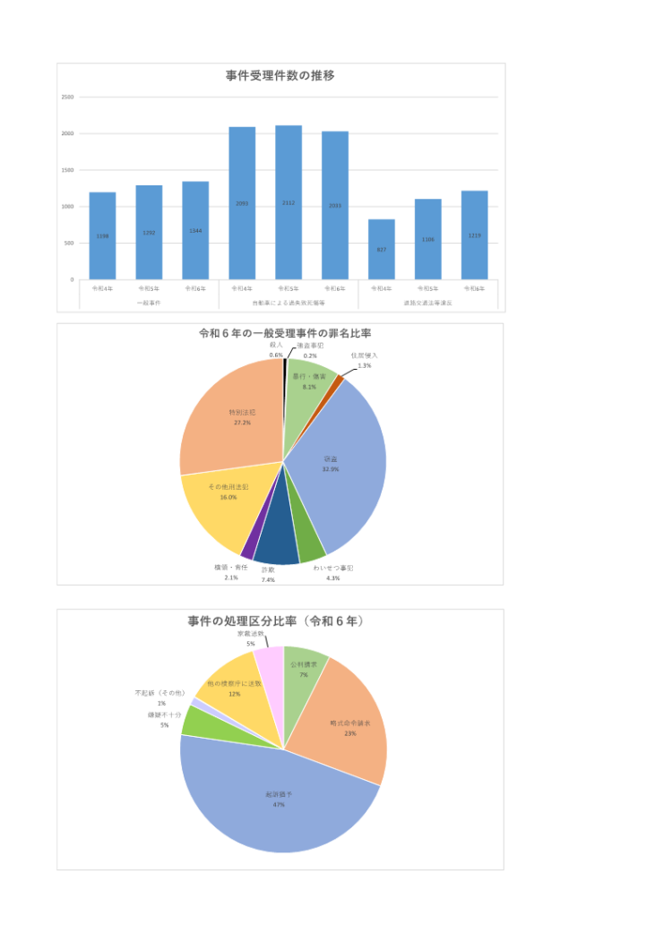 徳島地方検察庁の犯罪情勢（令和６年）