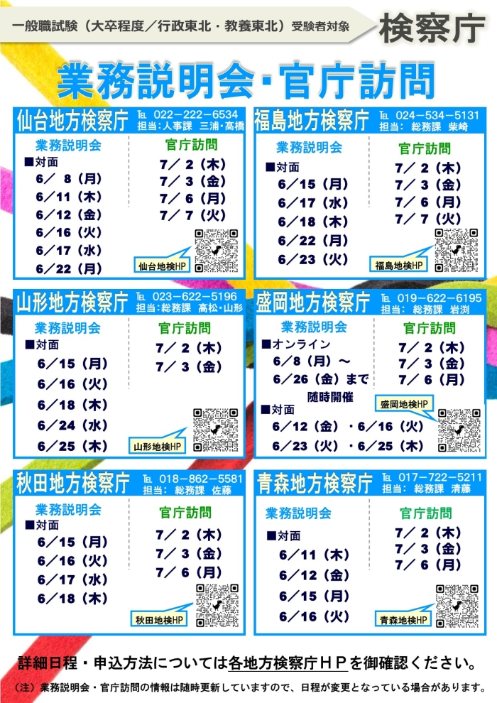 業務説明・官庁訪問